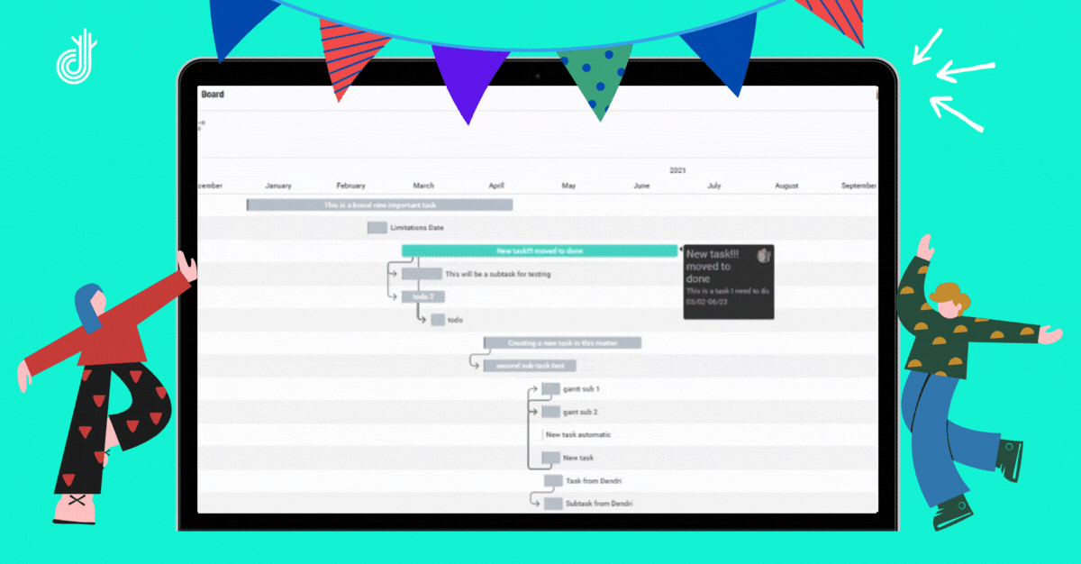 Elevate project tracking with Dendri’s new Gantt Chart